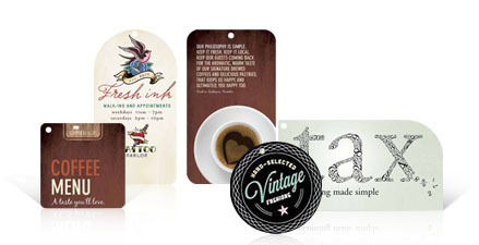 Die-Cut Hang Tags
